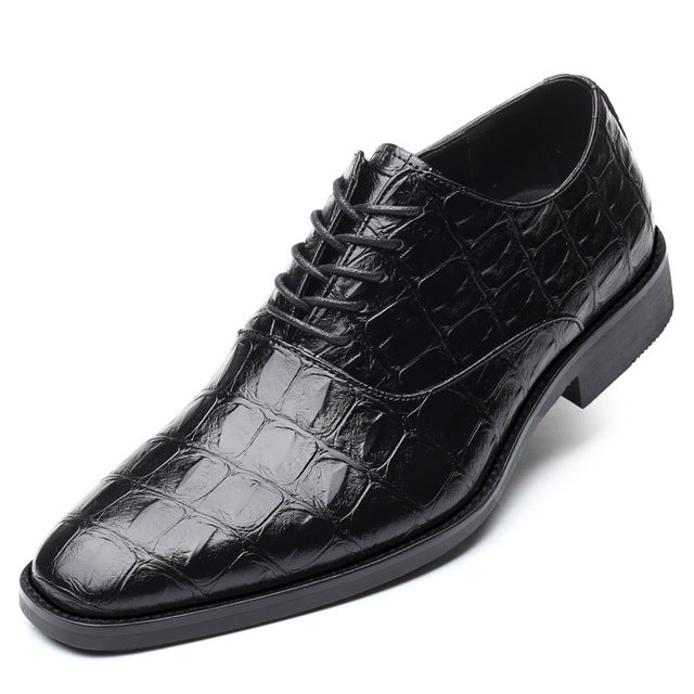 Merkmak Luxury brand PU Leather Fashion Men Pointy Shoes