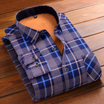 Aoliwen Winter warm shirt plus velvet thickening  brand shirt