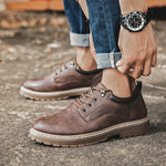 New Fashion Italian Men Leather Martin Shoes