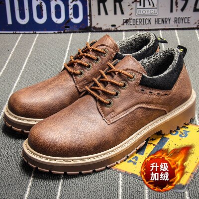 New Fashion Italian Men Leather Martin Shoes