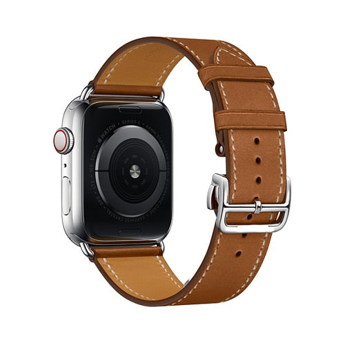 Leather strap for apple watch