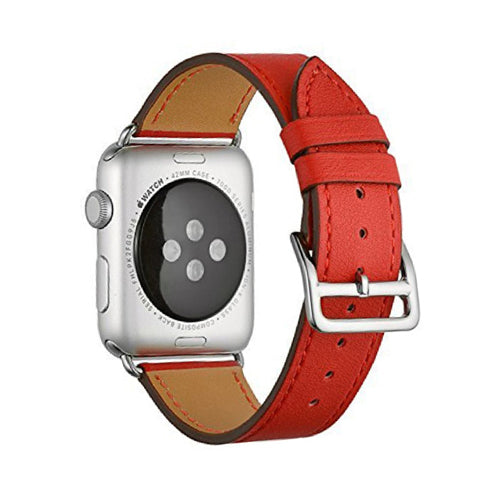 Leather strap for apple watch