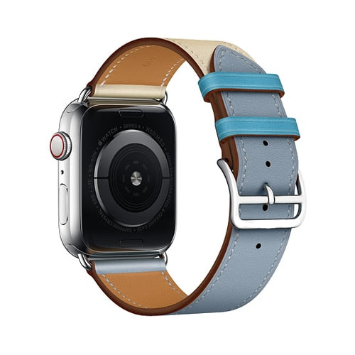 Leather strap for apple watch