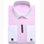 Alimens & Gentle Mens French Cuff Dress Shirt