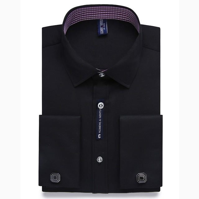 Alimens & Gentle Mens French Cuff Dress Shirt