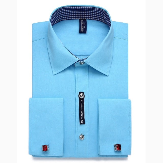 Alimens & Gentle Mens French Cuff Dress Shirt