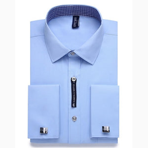 Alimens & Gentle Mens French Cuff Dress Shirt