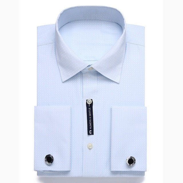 Alimens & Gentle Mens French Cuff Dress Shirt