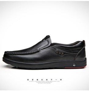 new spring men's leather casual shoes