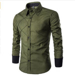 Autumn New Brand Business Men's Slim Fit  shirt