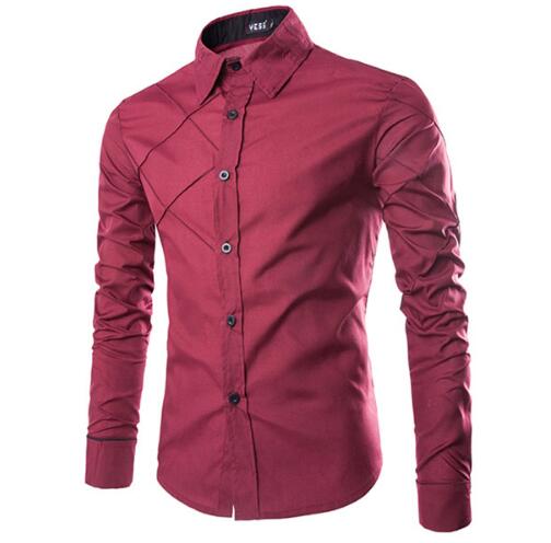 Autumn New Brand Business Men's Slim Fit  shirt