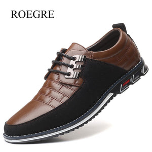 Oxfords Leather Men Shoes Fashion Casual Slip