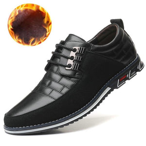 Oxfords Leather Men Shoes Fashion Casual Slip