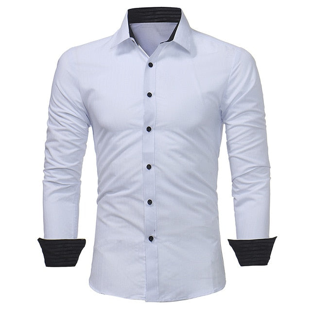 New Business Men's Slim Dress Shirts