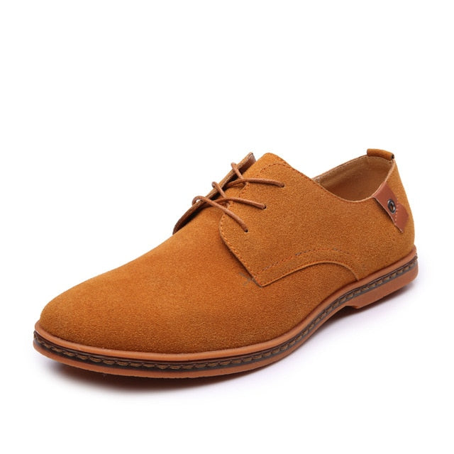 Autumn Brand Men Suede Leather  Shoes