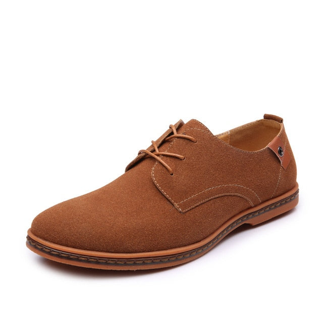 Autumn Brand Men Suede Leather  Shoes