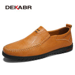 DEKABR Men Shoes Genuine leather Comfortable Men Footwear