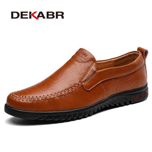 DEKABR Men Shoes Genuine leather Comfortable Men Footwear