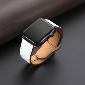 Genuine leather loop strap for apple watch