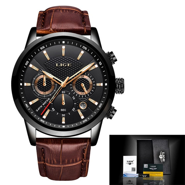 New Watch Men Fashion Sport Quartz Clock