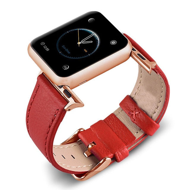 Leather Watchband for Apple Watch