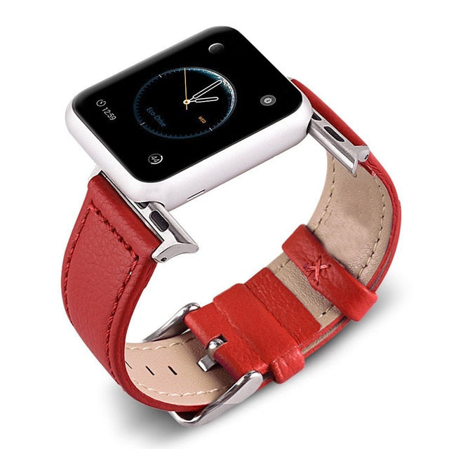 Leather Watchband for Apple Watch