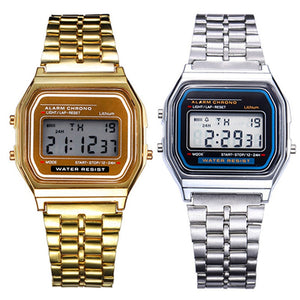 Gold Silver Vintage Stainless Steel