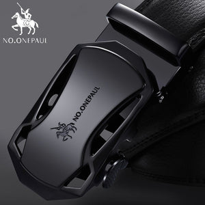 Brand Fashion Automatic Buckle  Leather Belt