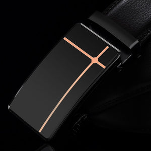 Brand Fashion Automatic Buckle  Leather Belt