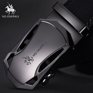 Brand Fashion Automatic Buckle  Leather Belt