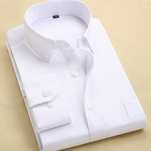 Long Sleeve Slim Brand Man Shirts