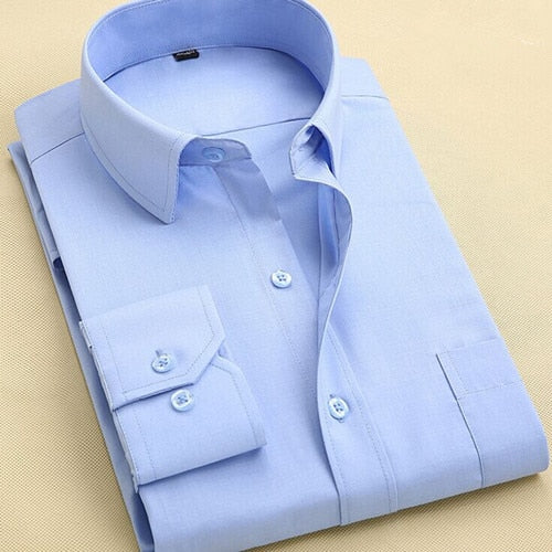 Long Sleeve Slim Brand Man Shirts