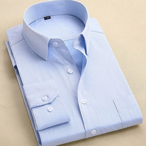 Long Sleeve Slim Brand Man Shirts