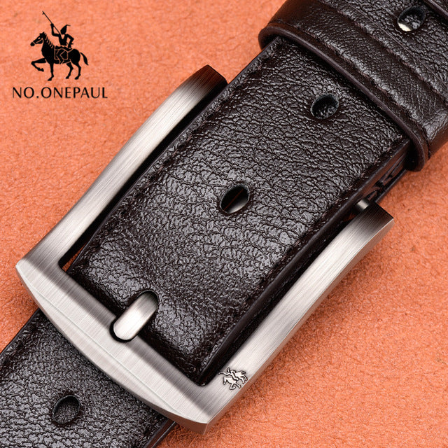 cow genuine leather luxury strap male belts