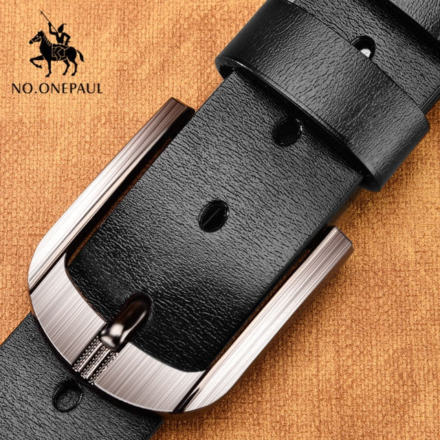 cow genuine leather luxury strap male belts