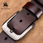 cow genuine leather luxury strap male belts