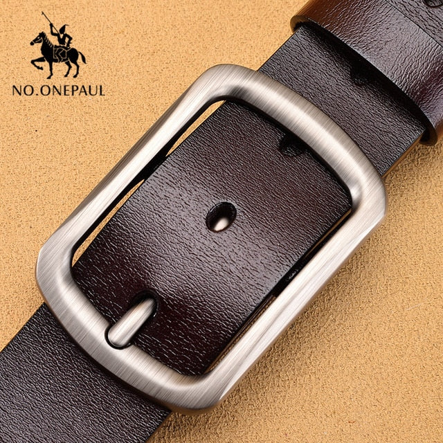 cow genuine leather luxury strap male belts