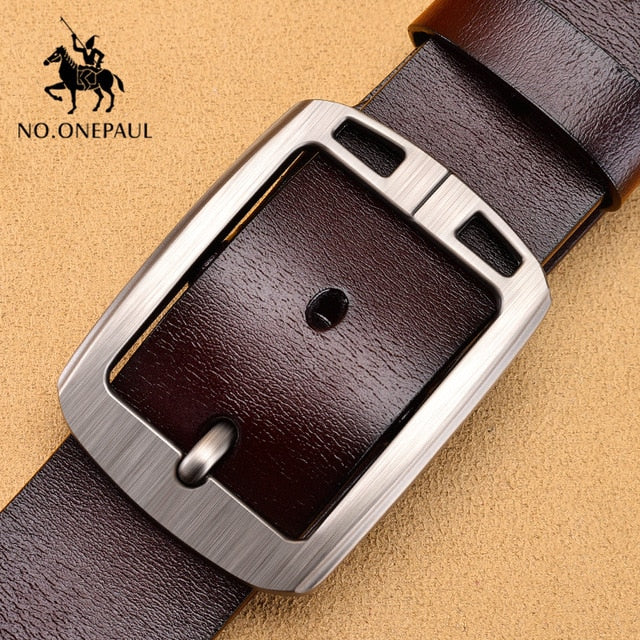 cow genuine leather luxury strap male belts