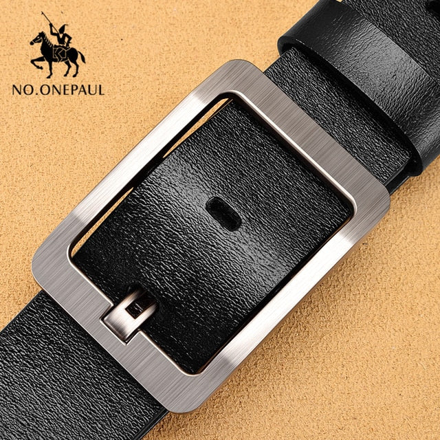 cow genuine leather luxury strap male belts