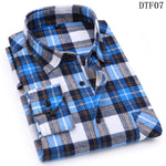 Hommes flanelle long sleeve shirt