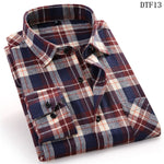 Hommes flanelle long sleeve shirt