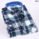 Hommes flanelle long sleeve shirt