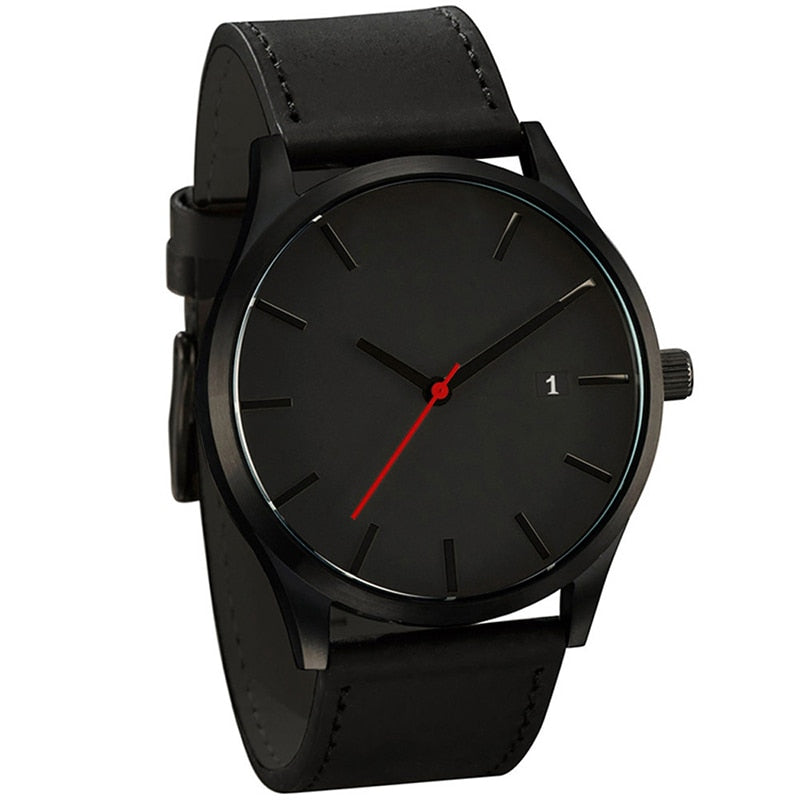 Minimalistic Watches For Men Wrist Watches Leather Clock