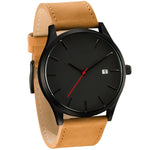 Minimalistic Watches For Men Wrist Watches Leather Clock