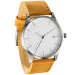 Minimalistic Watches For Men Wrist Watches Leather Clock