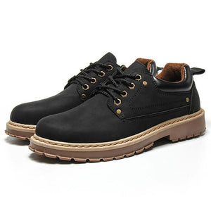 New Fashion Italian Men Leather Martin Shoes